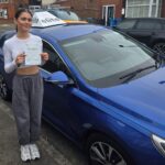 Katie Drake-Davis passed her driving test